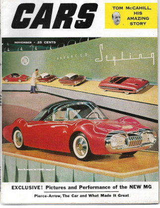 CARS by MECHANIX ILLUSTRATED 1953 NOV - NEW MG, PIERCE-ARROW, TOM McCAHILL